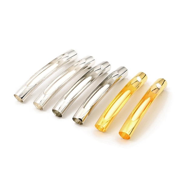 PandaHall Brass Tube Beads, Hollow Curved Tube, Mixed Color, 45x5.5mm, Hole: 5.5mm Brass Tube
PandaHall Brass Tube Beads, Hollow Curved Tube, Mixed Color, 45x5.5mm, Hole: 5.5mm Brass Tube