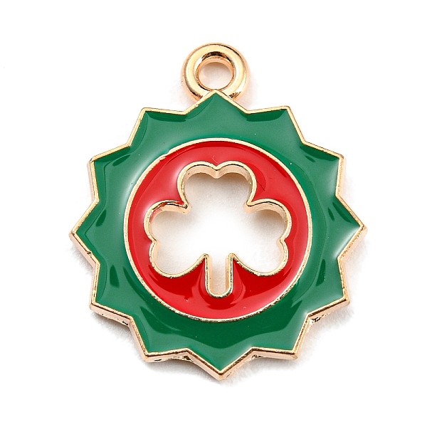 PandaHall Saint Patrick's Day Alloy Enamel Pendants, Light Gold, Flower with Clover Charm, Red, 22x19x1.5mm, Hole: 2mm Alloy+Enamel Flower...
PandaHall Saint Patrick's Day Alloy Enamel Pendants, Light Gold, Flower with Clover Charm, Red, 22x19x1.5mm, Hole: 2mm Alloy+Enamel Flower...