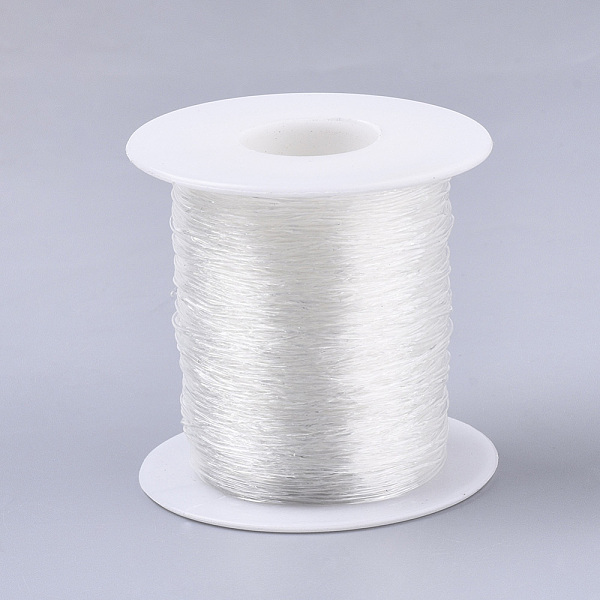 PandaHall Round Elastic Crystal Thread, Stretchy Bracelet String, Clear, 0.7mm, about 131.23 yards(120m)/roll TPU Round Clear
PandaHall Round Elastic Crystal Thread, Stretchy Bracelet String, Clear, 0.7mm, about 131.23 yards(120m)/roll TPU Round Clear