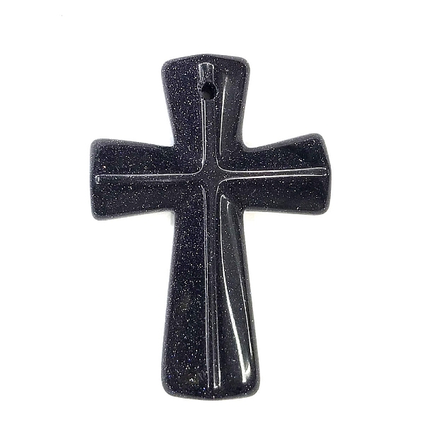 PandaHall Synthetic Blue Goldstone Pendants, Religion Cross Charms, 45x33mm Blue Goldstone Cross
PandaHall Synthetic Blue Goldstone Pendants, Religion Cross Charms, 45x33mm Blue Goldstone Cross