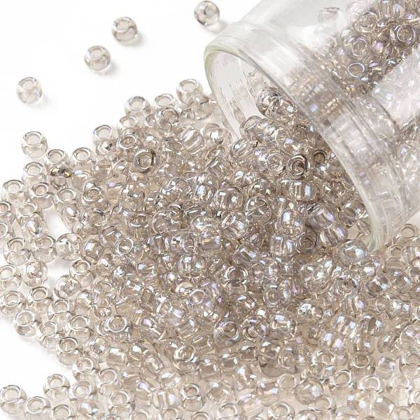 PandaHall TOHO Round Seed Beads, Japanese Seed Beads, (1814) Transparent Rainbow Ash, 8/0, 3mm, Hole: 1mm, about 10000pcs/pound Glass Clear
PandaHall TOHO Round Seed Beads, Japanese Seed Beads, (1814) Transparent Rainbow Ash, 8/0, 3mm, Hole: 1mm, about 10000pcs/pound Glass Clear
