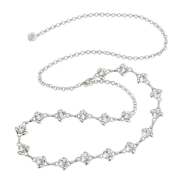 PandaHall Alloy Flower Link Chain Waist Chains, Chain Belt for Skirt Dress Overcoat Accessories, Platinum, 20-1/8 inch(51.1cm) Alloy Flower
PandaHall Alloy Flower Link Chain Waist Chains, Chain Belt for Skirt Dress Overcoat Accessories, Platinum, 20-1/8 inch(51.1cm) Alloy Flower
