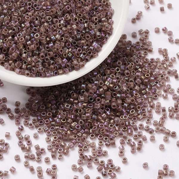 PandaHall Cylinder Seed Beads, Frosted AB Colors, Round Hole, Uniform Size, Coconut Brown, 2x1.5mm, Hole: 0.8mm, about 888pcs/10g Glass
PandaHall Cylinder Seed Beads, Frosted AB Colors, Round Hole, Uniform Size, Coconut Brown, 2x1.5mm, Hole: 0.8mm, about 888pcs/10g Glass