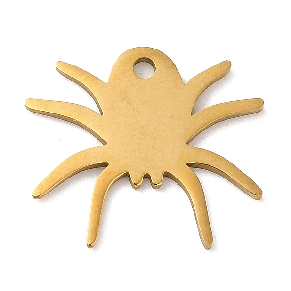 PandaHall Halloween 201 Stainless Steel Pendants, Spider Charm, Golden, 15.5x16.5x1mm, Hole: 1.5mm 201 Stainless Steel Spider
PandaHall Halloween 201 Stainless Steel Pendants, Spider Charm, Golden, 15.5x16.5x1mm, Hole: 1.5mm 201 Stainless Steel Spider