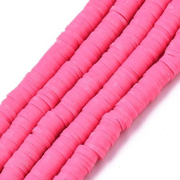 PandaHall Flat Round Handmade Polymer Clay Beads, Disc Heishi Beads for Hawaiian Earring Bracelet Necklace Jewelry Making, Deep Pink, 6x1mm...
PandaHall Flat Round Handmade Polymer Clay Beads, Disc Heishi Beads for Hawaiian Earring Bracelet Necklace Jewelry Making, Deep Pink, 6x1mm...