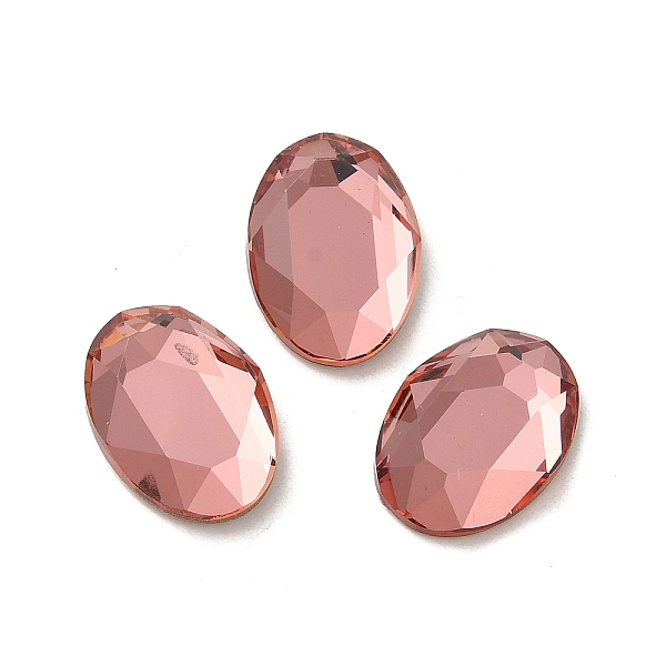 PandaHall Glass Rhinestone Cabochons, Flat Back & Back Plated, Faceted, Oval, Padparadscha, 14x10x3.5mm Glass Rhinestone Oval Red
PandaHall Glass Rhinestone Cabochons, Flat Back & Back Plated, Faceted, Oval, Padparadscha, 14x10x3.5mm Glass Rhinestone Oval Red