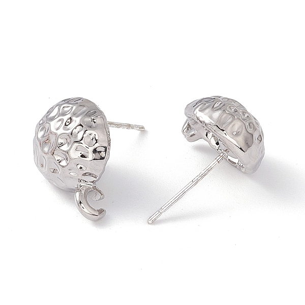 PandaHall Rack Plating Alloy Stud Earring Findings, with 925 Sterling Silver Pins and Vertical Loops, Cadmium Free & Lead Free, Half Round...
PandaHall Rack Plating Alloy Stud Earring Findings, with 925 Sterling Silver Pins and Vertical Loops, Cadmium Free & Lead Free, Half Round...
