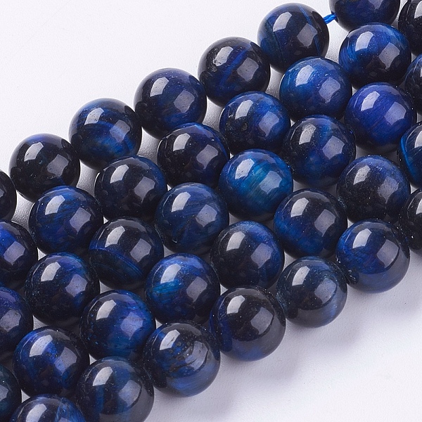 PandaHall Natural Tiger Eye Beads Strands, Dyed, Round, Medium Blue, 10mm, Hole: 1mm, about 38pcs/strand, 15 inch Tiger Eye Round Blue
PandaHall Natural Tiger Eye Beads Strands, Dyed, Round, Medium Blue, 10mm, Hole: 1mm, about 38pcs/strand, 15 inch Tiger Eye Round Blue