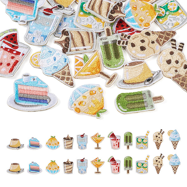 PandaHall 22Pcs 11 Style Summer Theme Food Computerized Embroidery Cloth Self Adhesive Patches, Costume Accessories, Mixed Patterns...
PandaHall 22Pcs 11 Style Summer Theme Food Computerized Embroidery Cloth Self Adhesive Patches, Costume Accessories, Mixed Patterns...