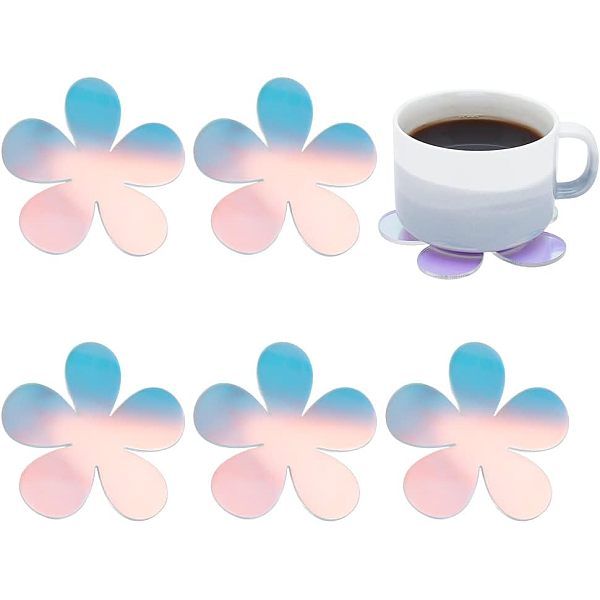 PandaHall FINGERINSPIRE 6 Pcs Acrylic Flower Coaster Rainbow Acrylic Coaster 3.9x0.1 inch Colorful Daisy Cup Mats Iridescence Acrylic..., Red
PandaHall FINGERINSPIRE 6 Pcs Acrylic Flower Coaster Rainbow Acrylic Coaster 3.9x0.1 inch Colorful Daisy Cup Mats Iridescence Acrylic..., Red
