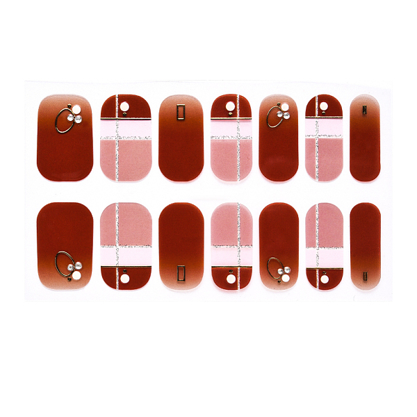 PandaHall Full Cover Nombre Nail Stickers, Self-Adhesive, for Nail Tips Decorations, Saddle Brown, 24x8mm, 14pcs/sheet Paper Flower
PandaHall Full Cover Nombre Nail Stickers, Self-Adhesive, for Nail Tips Decorations, Saddle Brown, 24x8mm, 14pcs/sheet Paper Flower