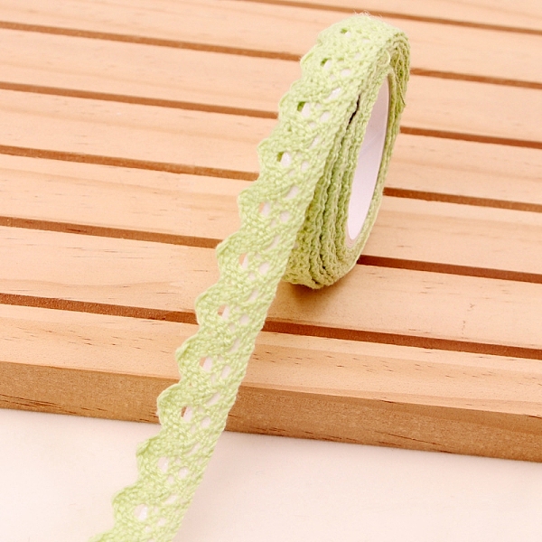 PandaHall Lace Trim, Cotton Lace Ribbon, with Adhesive Back, For Sewing Decoration, Pale Green, 5/8 inch(15mm), about 1.97 Yards(1.8m)/Roll...
PandaHall Lace Trim, Cotton Lace Ribbon, with Adhesive Back, For Sewing Decoration, Pale Green, 5/8 inch(15mm), about 1.97 Yards(1.8m)/Roll...