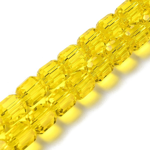 PandaHall Glass Beads Strands, Faceted Barrel, Yellow, 7x6mm, Hole: 1mm, about 78~79pcs/strand, 21.26~21.46 inch(54~54.5cm) Glass Barrel...
PandaHall Glass Beads Strands, Faceted Barrel, Yellow, 7x6mm, Hole: 1mm, about 78~79pcs/strand, 21.26~21.46 inch(54~54.5cm) Glass Barrel...