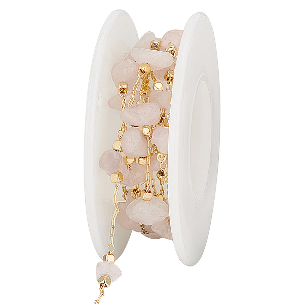PandaHall OLYCRAFT 3.3 Feet Rose Quartz Brass Cable Chain Rose Quartz Bead Chain with Golden Plated Brass Findings Handmade Crystal Beads...
PandaHall OLYCRAFT 3.3 Feet Rose Quartz Brass Cable Chain Rose Quartz Bead Chain with Golden Plated Brass Findings Handmade Crystal Beads...