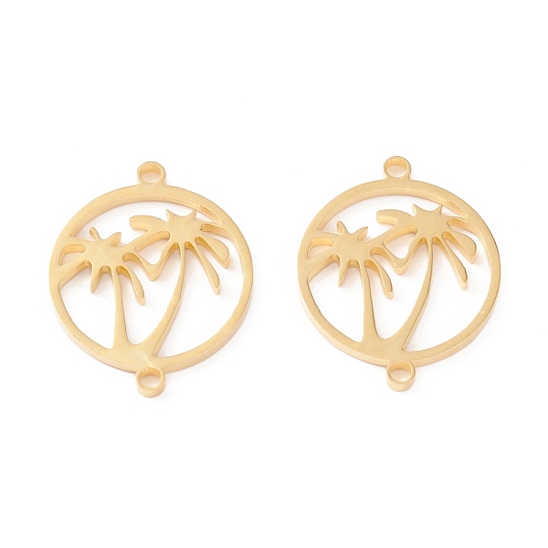 PandaHall 201 Stainless Steel Links, Manual Polishing, Ring with Coconut Tree Vacuum Plating, Real 18K Gold Plated, 20x16x1.5mm, Hole: 1.5mm...
PandaHall 201 Stainless Steel Links, Manual Polishing, Ring with Coconut Tree Vacuum Plating, Real 18K Gold Plated, 20x16x1.5mm, Hole: 1.5mm...