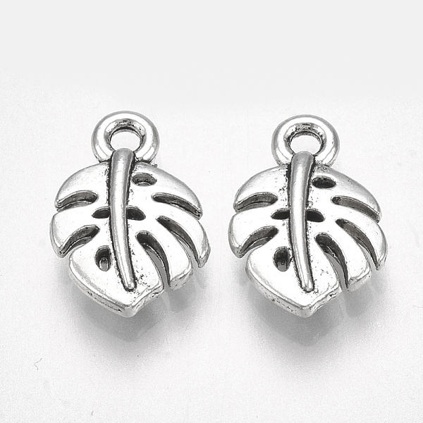 PandaHall Tibetan Style Alloy Pendants, Tropical Leaf Charms, Cadmium Free & Lead Free, Monstera Leaf, Antique Silver, 14x9.5x3mm, Hole...
PandaHall Tibetan Style Alloy Pendants, Tropical Leaf Charms, Cadmium Free & Lead Free, Monstera Leaf, Antique Silver, 14x9.5x3mm, Hole...