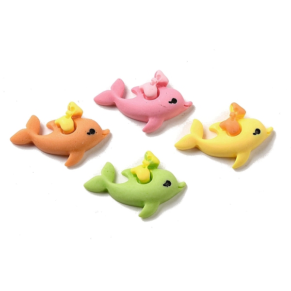 PandaHall Sea Animal Opaque Resin Decoden Cabochons, Dolphin with Bowknot, Mixed Color, 30x19x6mm Resin Dolphin Multicolor
PandaHall Sea Animal Opaque Resin Decoden Cabochons, Dolphin with Bowknot, Mixed Color, 30x19x6mm Resin Dolphin Multicolor