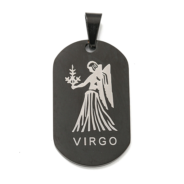 PandaHall 316 Surgical Stainless Steel Pendants, Oval with Constellation Charm, Black, Virgo, 37.5x22x1.9mm, Hole: 7.9x4.8mm 316 Surgical...
PandaHall 316 Surgical Stainless Steel Pendants, Oval with Constellation Charm, Black, Virgo, 37.5x22x1.9mm, Hole: 7.9x4.8mm 316 Surgical...