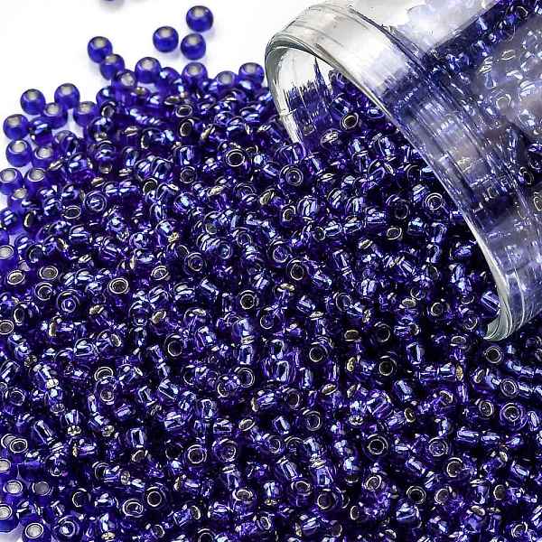 PandaHall TOHO Round Seed Beads, Japanese Seed Beads, (28) Silver Lined Cobalt, 11/0, 2.2mm, Hole: 0.8mm, about 5555pcs/50g Glass Blue
PandaHall TOHO Round Seed Beads, Japanese Seed Beads, (28) Silver Lined Cobalt, 11/0, 2.2mm, Hole: 0.8mm, about 5555pcs/50g Glass Blue