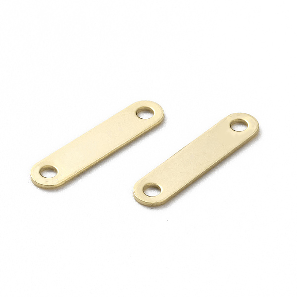 PandaHall Brass Chain Tabs, Chain Extender Connectors, Long-Lasting Plated, Real 24K Gold Plated, 13.5x3x0.5mm, Hole: 1.2mm Brass
PandaHall Brass Chain Tabs, Chain Extender Connectors, Long-Lasting Plated, Real 24K Gold Plated, 13.5x3x0.5mm, Hole: 1.2mm Brass