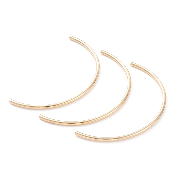 PandaHall Brass Tube Beads, Long-Lasting Plated, Curved Beads, Tube, Real 24K Gold Plated, 56x2mm, Hole: 1.4mm Brass Tube
PandaHall Brass Tube Beads, Long-Lasting Plated, Curved Beads, Tube, Real 24K Gold Plated, 56x2mm, Hole: 1.4mm Brass Tube