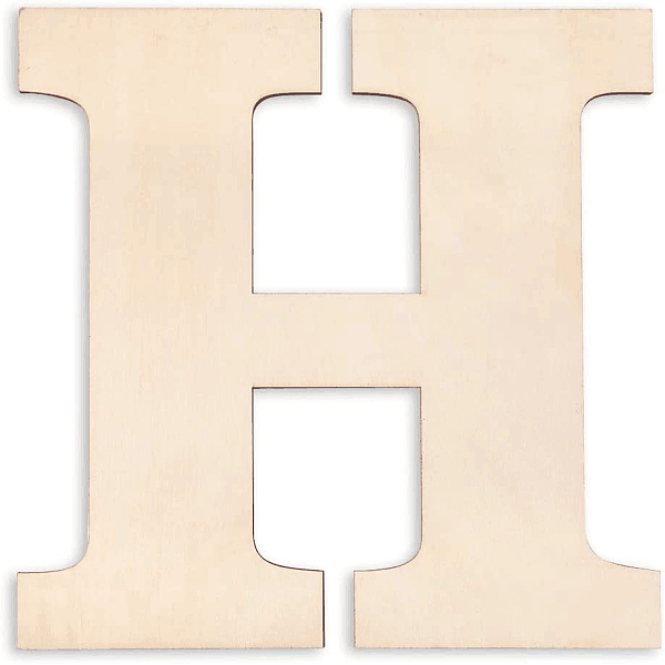 PandaHall Unfinished Wood Shape, Customizable, Letter H, BurlyWood, 4pcs/bag Wood Orange
PandaHall Unfinished Wood Shape, Customizable, Letter H, BurlyWood, 4pcs/bag Wood Orange
