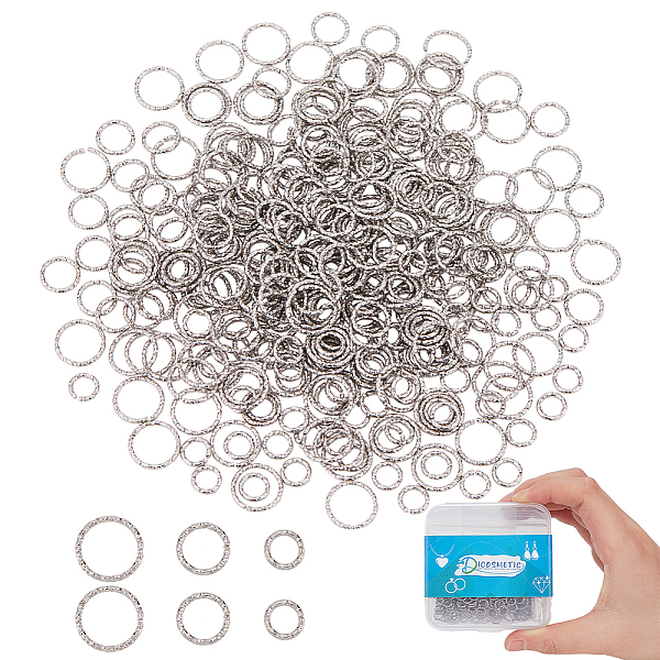 PandaHall DICOSMETIC 360Pcs 3 Styles 304 Stainless Steel Jump Rings, Open Jump Rings, Twisted, Round Ring, Stainless Steel Color, 6~10x1mm...
PandaHall DICOSMETIC 360Pcs 3 Styles 304 Stainless Steel Jump Rings, Open Jump Rings, Twisted, Round Ring, Stainless Steel Color, 6~10x1mm...