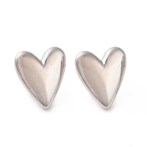 PandaHall Brass Heart Stud Earrings for Women, Real Platinum Plated, 19.5x17.5mm, Pin: 0.6mm Brass Heart
PandaHall Brass Heart Stud Earrings for Women, Real Platinum Plated, 19.5x17.5mm, Pin: 0.6mm Brass Heart
