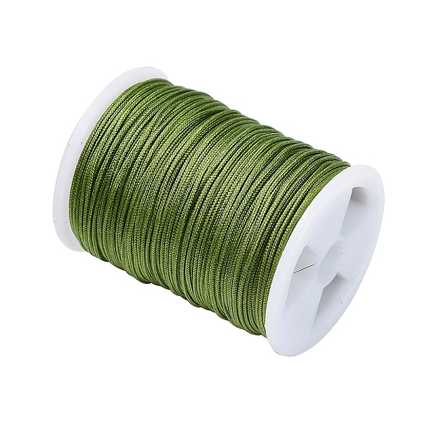PandaHall Nylon Thread Cord, DIY Braided Ball Jewelry Making Cord, Olive, 0.8mm, about 10m/roll(10.93yards/roll) Nylon Green
PandaHall Nylon Thread Cord, DIY Braided Ball Jewelry Making Cord, Olive, 0.8mm, about 10m/roll(10.93yards/roll) Nylon Green