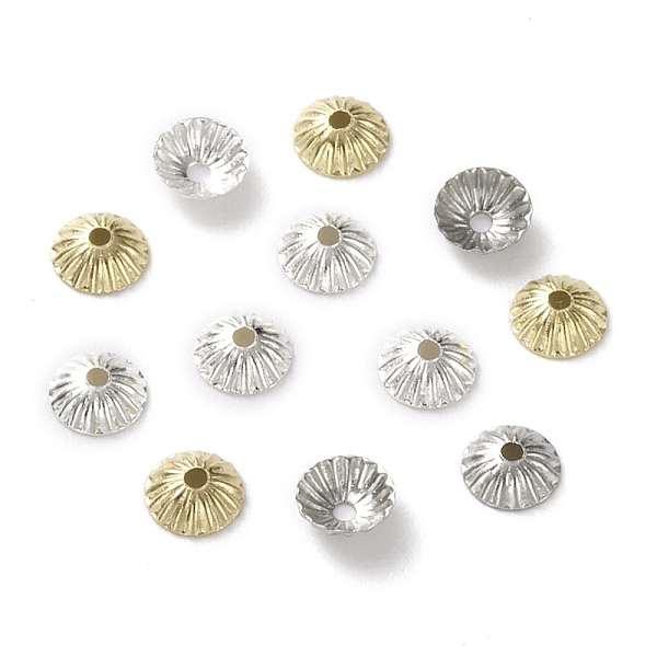 PandaHall Brass Bead Cap, Multi-Petal Flower, Mixed Color, 4.5x1.5mm, Hole: 1mm Brass
PandaHall Brass Bead Cap, Multi-Petal Flower, Mixed Color, 4.5x1.5mm, Hole: 1mm Brass