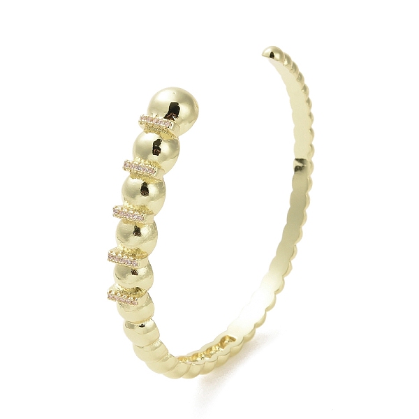 PandaHall Brass Micro Pave Clear Cubic Zirconia Cuff Bangle, Open Bangle for Women, Round, Real 16K Gold Plated, Inner Diameter: 2-3/8x2-1/8...
PandaHall Brass Micro Pave Clear Cubic Zirconia Cuff Bangle, Open Bangle for Women, Round, Real 16K Gold Plated, Inner Diameter: 2-3/8x2-1/8...