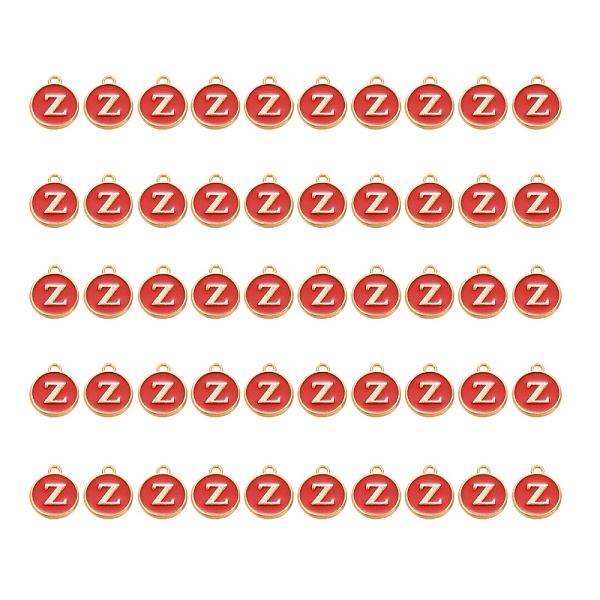 PandaHall Golden Plated Alloy Charms, with Enamel, Enamelled Sequins, Flat Round, White, Letter.Z, 14x12x2mm, Hole: 1.5mm, 50pcs/Box..., Red
PandaHall Golden Plated Alloy Charms, with Enamel, Enamelled Sequins, Flat Round, White, Letter.Z, 14x12x2mm, Hole: 1.5mm, 50pcs/Box..., Red