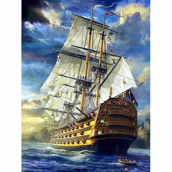PandaHall DIY Sailboat Diamond Painting Kits, including Resin Rhinestones, Diamond Sticky Pen, Tray Plate and Glue Clay, Deep Sky Blue...
PandaHall DIY Sailboat Diamond Painting Kits, including Resin Rhinestones, Diamond Sticky Pen, Tray Plate and Glue Clay, Deep Sky Blue...