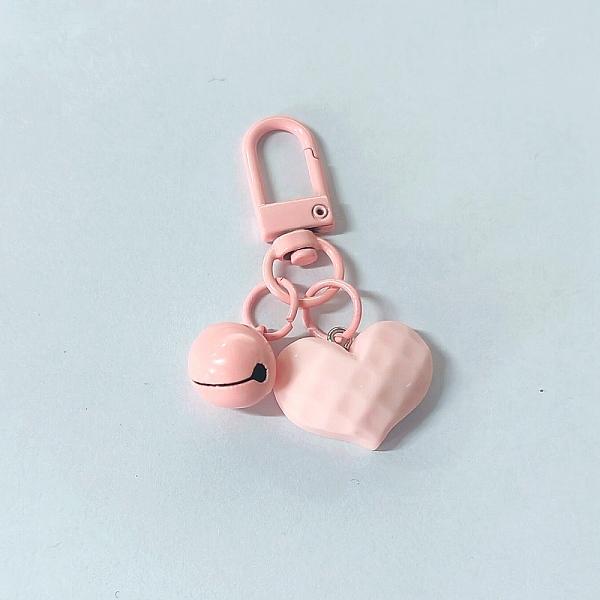 PandaHall Acrylic Pendants Keychain, with Spray Painted Alloy Findings, Heart & Bell, Lavender Blush, 6cm Acrylic Heart
PandaHall Acrylic Pendants Keychain, with Spray Painted Alloy Findings, Heart & Bell, Lavender Blush, 6cm Acrylic Heart