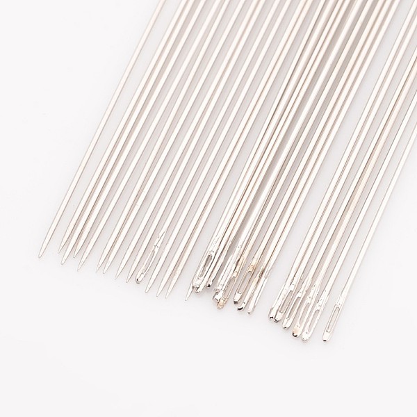 PandaHall Steel Beading Needles, Stainless Steel Color, 80x0.45mm, about 25~30pcs/bag Stainless Steel
PandaHall Steel Beading Needles, Stainless Steel Color, 80x0.45mm, about 25~30pcs/bag Stainless Steel