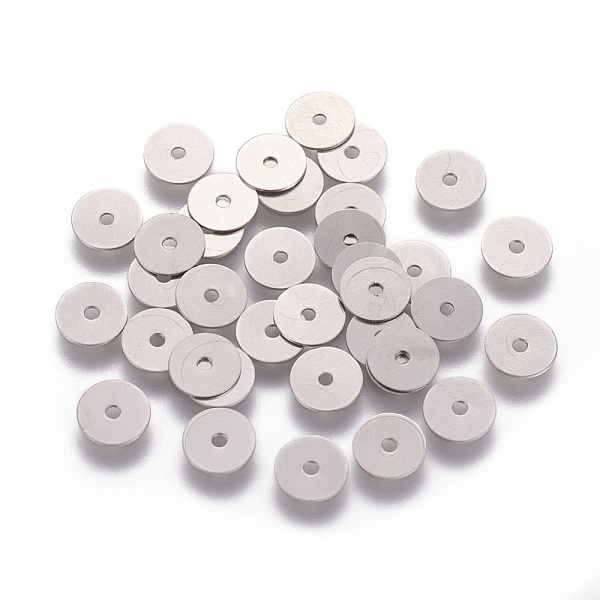 PandaHall 316 Surgical Stainless Steel Beads, Heishi Beads, Flat Round/Disc, Stainless Steel Color, 6x0.3mm, Hole: 1mm 316 Surgical...
PandaHall 316 Surgical Stainless Steel Beads, Heishi Beads, Flat Round/Disc, Stainless Steel Color, 6x0.3mm, Hole: 1mm 316 Surgical...