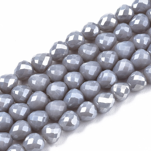 PandaHall Opaque Glass Beads Strands, AB Color Plated, Faceted, Teardrop, Dark Gray, 4.5x4.5mm, Hole: 1mm, about 99~101pcs/strand, 17.64...
PandaHall Opaque Glass Beads Strands, AB Color Plated, Faceted, Teardrop, Dark Gray, 4.5x4.5mm, Hole: 1mm, about 99~101pcs/strand, 17.64...