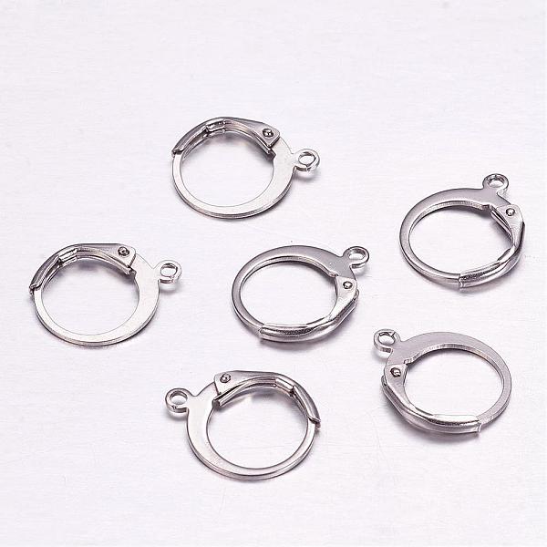 PandaHall 304 Stainless Steel Leverback Earring Findings, with Loop, Stainless Steel Color, 14.5x12x2mm, Hole: 1mm, pin: 0.6x0.8mm 304...
PandaHall 304 Stainless Steel Leverback Earring Findings, with Loop, Stainless Steel Color, 14.5x12x2mm, Hole: 1mm, pin: 0.6x0.8mm 304...