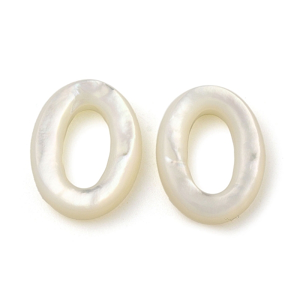 PandaHall Natural White Shell Linking Ring, Oval, WhiteSmoke, 20x15.5x4mm, Inner Diameter: 12x6.5mm Shell Oval White
PandaHall Natural White Shell Linking Ring, Oval, WhiteSmoke, 20x15.5x4mm, Inner Diameter: 12x6.5mm Shell Oval White