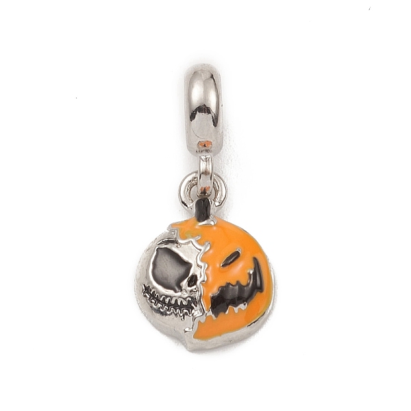 PandaHall Alloy Enamel European Dangle Charms, Large Hole Pendants, Halloween Pumpkin, Platinum, 27mm, Hole: 4.6mm, Pumpkin: 17x12.5x4mm...
PandaHall Alloy Enamel European Dangle Charms, Large Hole Pendants, Halloween Pumpkin, Platinum, 27mm, Hole: 4.6mm, Pumpkin: 17x12.5x4mm...