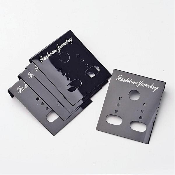 PandaHall Plastic Earring Display card, Black, about 38mm long, 30mm wide Plastic Rectangle Black
PandaHall Plastic Earring Display card, Black, about 38mm long, 30mm wide Plastic Rectangle Black