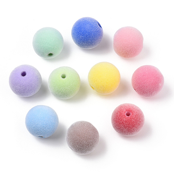 PandaHall Flocky ABS Plastic Beads, Round, Mixed Color, 16mm, Hole: 2mm ABS Plastic Round Multicolor
PandaHall Flocky ABS Plastic Beads, Round, Mixed Color, 16mm, Hole: 2mm ABS Plastic Round Multicolor