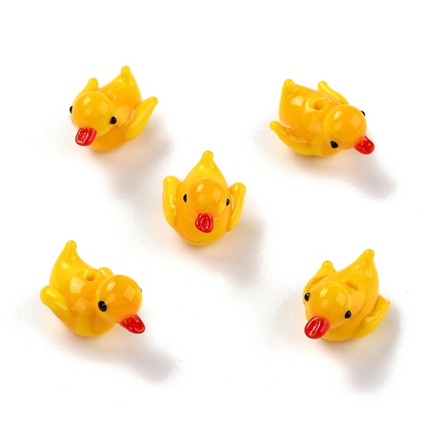 PandaHall Handmade Lampwork Beads, Duck, Gold, 17x14x12.5mm, Hole: 1mm Lampwork Duck Gold
PandaHall Handmade Lampwork Beads, Duck, Gold, 17x14x12.5mm, Hole: 1mm Lampwork Duck Gold