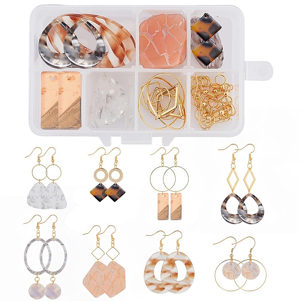 PandaHall SUNNYCLUE DIY Earring Making Kits, Including Cellulose Acetate(Resin) Pendants, 304 Stainless Steel Links, Brass Linking Rings &..., Multicolor
PandaHall SUNNYCLUE DIY Earring Making Kits, Including Cellulose Acetate(Resin) Pendants, 304 Stainless Steel Links, Brass Linking Rings &..., Multicolor
