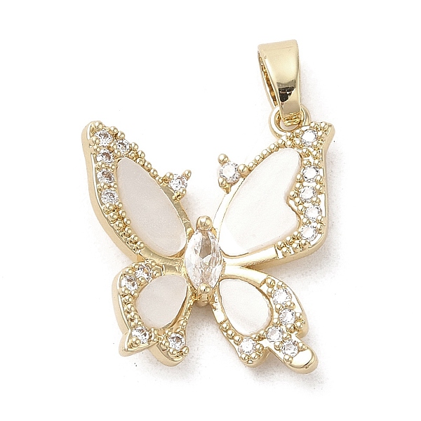 PandaHall Brass Micro Pave Clear Cubic Zirconia Pendants, with Acrylic, Long-Lasting Plated, Butterfly, Golden, 19.5x17x3.5mm, Hole: 5x3mm...
PandaHall Brass Micro Pave Clear Cubic Zirconia Pendants, with Acrylic, Long-Lasting Plated, Butterfly, Golden, 19.5x17x3.5mm, Hole: 5x3mm...