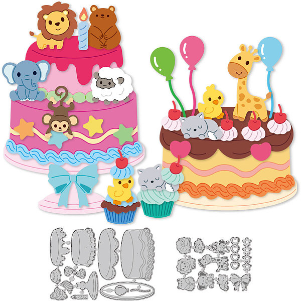 PandaHall Birthday Animal Cake Carbon Steel Cutting Dies Stencils, for DIY Scrapbooking, Photo Album, Decorative Embossing Paper Card...
PandaHall Birthday Animal Cake Carbon Steel Cutting Dies Stencils, for DIY Scrapbooking, Photo Album, Decorative Embossing Paper Card...