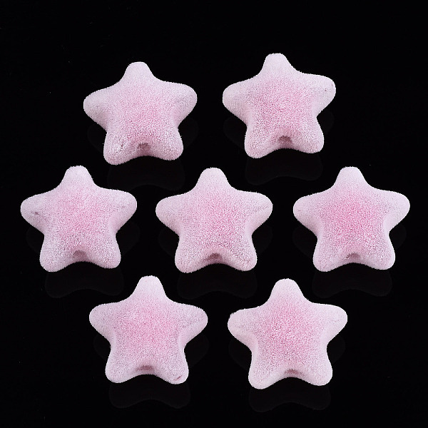 PandaHall Flocky Acrylic Beads, Bead in Bead, Star, Hot Pink, 18.5x20x12mm, Hole: 2.8mm Acrylic Star
PandaHall Flocky Acrylic Beads, Bead in Bead, Star, Hot Pink, 18.5x20x12mm, Hole: 2.8mm Acrylic Star
