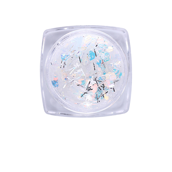 PandaHall Laser Shiny Nail Art Decoration Accessories, with Glitter Powder and Sequins, DIY Sparkly Paillette Tips Nail, Pale Turquoise...
PandaHall Laser Shiny Nail Art Decoration Accessories, with Glitter Powder and Sequins, DIY Sparkly Paillette Tips Nail, Pale Turquoise...
