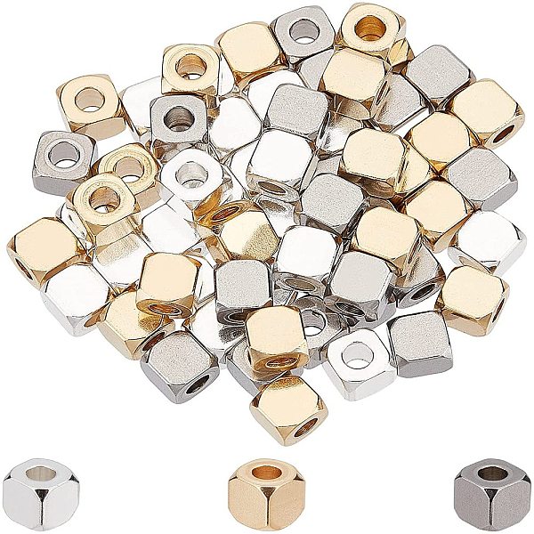 PandaHall UNICRAFTALE About 60pcs 3 Colors Cube Beads Stainless Steel Square Beads Large Hole Beads for Jewelry Making 2mm Hole 304...
PandaHall UNICRAFTALE About 60pcs 3 Colors Cube Beads Stainless Steel Square Beads Large Hole Beads for Jewelry Making 2mm Hole 304...