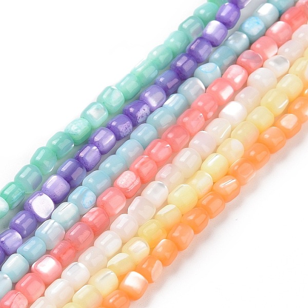 PandaHall Natural Trochus Shell Beads Strands, Dyed, Column, Mixed Color, 3.5x3.5mm, Hole: 0.8mm, about 113pcs/strand, 15.59''(39.6cm)..., Multicolor
PandaHall Natural Trochus Shell Beads Strands, Dyed, Column, Mixed Color, 3.5x3.5mm, Hole: 0.8mm, about 113pcs/strand, 15.59''(39.6cm)..., Multicolor